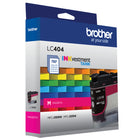 Brother Genuine LC404MS Standard-Yield Magenta Ink Cartridge-Brother Genuine ink produces rich, vivid colour output and sharp images that withstand the test of time
