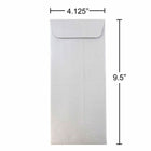 JAM Paper #10 Policy Metallic Envelopes - 4.125" x 9.5" - Stardream Silver - 50 Pack -Quantity: 50 /pack