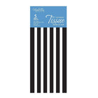 MillBrook Studio Printed Tissue, Black Stripe Pattern, 12 Pack (93069)-Tissue Paper
