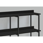 Monarch Specialties 2219 48"L Accent Table - Black/Black Metal Hall Console-Assembly required: Illustrated instructions and all hardware are provided for convenience (additional tools may be needed)