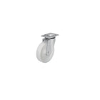 Blickle Non Marking Rubber Caster, Wheel Diameter: 5" (127 Mm), Caster Type: Swivel (LK-PO 125R)-Wheel Diameter: 5" (127 mm)