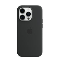 Apple iPhone 14 Pro Silicone Case With Magsafe - Midnight Black-For use with iPhone 14 Pro