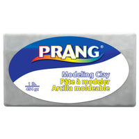 Prang Modeling Clay - 1 lb Block - Grey-Modeling clay