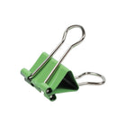 JAM Paper Binder Clips, Small, 19mm, Green Binderclips 5 packs of 25 (334BCGRg)-4