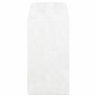 JAM Paper #7 Coin Tyvek Tear-Proof Open End Envelopes - 3.5" x 6.5" - White - 25 Pack -Size: #7 Coin (3.5 x 6.5 inches)
