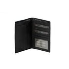 Champs Leather RFID Passport Holder, Black (PH10-BLK)-Champs Leather RFID Passport Holder