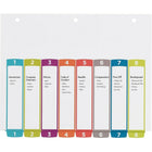 Avery Ready Index 1-8 Table of Content Dividers for Laser and Inkjet Printers - 8 Tabs - Multi-Colour- Double-sided table of contents sheet and tabs provide flexibility to use in portrait or landscape orientation