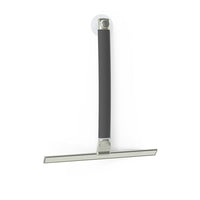 Alto Extendable Shower Squeegee, Black/Polished Nickel-Ergonomically curved handle extends squeegee to 18"