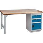 Kleton Pre-Designed Workbenches, 2500 Lbs. Cap., 72" W x 36" D, 34" H (FG095)-Capacity: 2500 lbs.