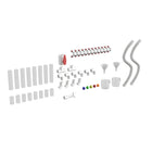 Flash Furniture Bright Beginnings Commercial Grade 80 Piece Pipe Builder Set for Modular STEAM Wall Systems-Pair with Other Accessory Sets for More Fun