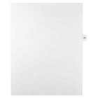 Mark Maker Legal Exhibit Index Tab White Single Tabs, 1/15th Cut, Letter Size, No Holes, Number 96, 25 Pack-White Single Tabs, 1/15th Cut