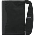 Five Star 2" Zipper Binder, Black-Large exterior zippered pockets for quick and easy storage