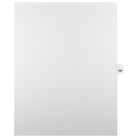 Mark Maker Legal Tabs - Letter Size - White - 1/25th cut - 25 tabs per package - 5 packages Pack - Number 188-White Single Tabs