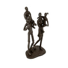 Truu Design Bronze-Look Family Sculpture, 3.25 x 8.5 x 2.5 inches, Brown-Antique decorative piece to match any home decor