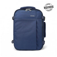 Tucano BKTUG-M-B, TuGo Travel Backpack Fits Laptops Up to 15.6", Blue-Durable backpack, designed to fit the maximum size of carry-on luggage allowed by airlines (IATA).