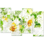 Designart Pair of White Flowers Canvas Art Print, (PT3433-271)-Print