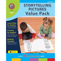 eBook: Storytelling Pictures VALUE PACK (PDF version - 1-User Download) - ISBN 978-1-55319-302-9 - Grade Kindergarten-You will receive two emails: one confirming your entire order, and one with a "Download Software" buttonYou can download immediately or return to your email to download later