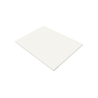 Pacon Construction Paper - 18" x 24" - White - 50 Sheets (9217)-White