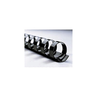 Southwest Combs - 19 rings - 5/16" - Black - 100 Pack-Plastic Binding Combs