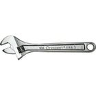 Crescent Crescent Adjustable Wrenches - 12" L - 1-1/2" Max Width - Chrome - 2 Pack-Finish Chrome