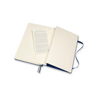 Moleskine Ruled Hard Cover Classic Expanded Notebook - Large - Sapphire Blue - 5" x 8.25"-Enclosed Bound Notebook