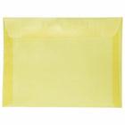 JAM Paper 9" x 12" Booklet Catalog Translucent Vellum Envelopes - Primary Yellow - 25 Pack-Colour: Primary Yellow 