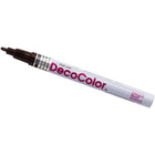 JAM Paper Marvy Uchida Fine-Point Opaque Paint Marker - Dark Brown - 5 Pack (7665894g)-Features a fine calligraphy tip for thin and accurate detailing