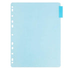 JAM Paper Index Tab Dividers, 5-tab (375032921)-Measures: 9-3/4" x 11-1/2"