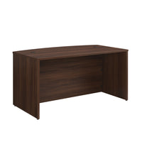 Sauder 59"W Affirm Executive Desk - Noble Elm-Durable, 1" thick top for books, binders, a computer, and more