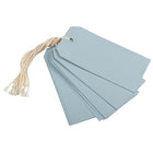 JAM Paper Gift Tags with String, Medium, 2.38 x 4.75, Baby Blue, 100 Pack (39197114B)-Cardstock