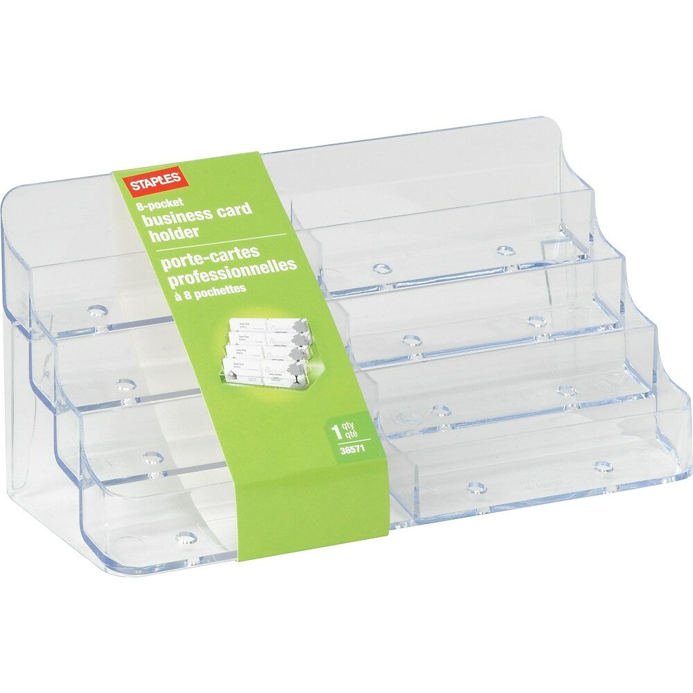 Staples Business Card Holder - 8 Compartments | staples.ca Staples Business Card Holder - 8 Compartments | staples.ca