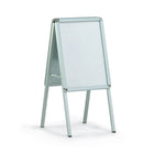 SECO Indoor/Outdoor Sidewalk Sign, Snap A-Frame, 22" x 28", Silver-Finished in a high quality satin silver aluminum finish, snap frame design for easy sign changes
