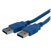 StarTech SuperSpeed USB 3.0 Cable A to A, M/M, 6 Ft.-Replace worn-out or lost missing cables with this high quality, 6ft SuperSpeed USB 3.0 Cable A to A - M/M