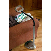 Bios LED Floor Lamp and Magnifier-Five-inch diameter, high-quality, acrylic optical lens