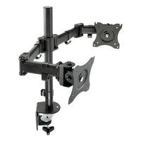 3M Dual Monitor Mount - MM200B-The 3M Dual Monitor Mount frees up valuable desk space and bring your monitor to a comfortable viewing height and distance while sitting or standing