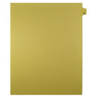 Mark Maker Legal Exhibit Index Tab Buff Single Tabs, 1/25th Cut, Letter Size, No Holes, Number 52, 25 Pack-Buff Single Tabs, 1/25th Cut