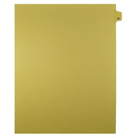 Mark Maker Legal Exhibit Index Tab Buff Single Tabs, 1/25th Cut, Letter Size, No Holes, Number 52, 25 Pack-Buff Single Tabs, 1/25th Cut