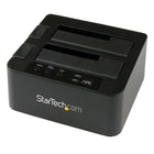 StarTech Esata/USB 3.0 Hard Drive Duplicator Dock, Standalone Hdd Cloner with SATA6Gbps For Fast-Speed Duplication-Create exact duplicates of your hard drives without having to connect to a computer