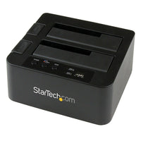 StarTech Esata/USB 3.0 Hard Drive Duplicator Dock, Standalone Hdd Cloner with SATA6Gbps For Fast-Speed Duplication-Create exact duplicates of your hard drives without having to connect to a computer