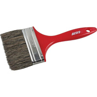 Aurora Tools Ap300 Series Paint Brush, Natural Bristles, Plastic Handle, 4" Width - 12 Pack-Brush Thickness 5/8"