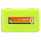 Selectum Plastic Pencil Case - 8"W x 2.5"H - Assorted Colours-7