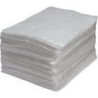 Zenith Safety Fine Fibre Sorbent Pads, Oil Only, 15" x 17", 30 Gal. Absorbancy, 200 /Pack, 200 Pack-Absorbency/Pkg. 30 gal.