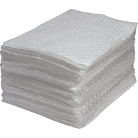 Zenith Safety Fine Fibre Sorbent Pads, Oil Only, 15" x 17", 30 Gal. Absorbancy, 200 /Pack, 200 Pack-Absorbency/Pkg. 30 gal.