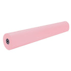 Pacon Rainbow Coloured Kraft Paper Roll, 36" x 1000', Pink (PAC63260)-The other side has a "toothy" surface which handles chalk, tempera, waterColour or acrylic paints