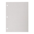 North American Paper Inc. Graph Refill Paper - 1/4" Square - 8.5" x 11" - 960 Sheets-Rule size: 1/4" square