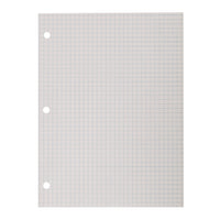 North American Paper Inc. Graph Refill Paper - 1/4" Square - 8.5" x 11" - 960 Sheets-Rule size: 1/4" square