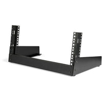 StarTech 4U 2-Post Open Frame Desktop Rack-This open frame desktop rack provides 4U of storage space for mounting smaller A/V and IT equipment
