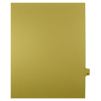 Mark Maker Legal Exhibit Index Tab Buff Single Tabs, 1/25th Cut, Letter Size, No Holes, Number 44, 25 Pack-Buff Single Tabs, 1/25th Cut