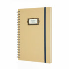 General Supply Goods + Co Placard Notebook - B5 (6.9 x 9.8 in) - 180 Pages - Kraft Brown-90 lined sheets per notebook