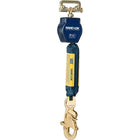 DBI Sala Nano-Lok Self-Retracting Lifelines with Single Leg Connector and Steel Snap Hook-Automatic quick-activating arrestor stops a falling worker within inches; replaces lanyard and improves safety